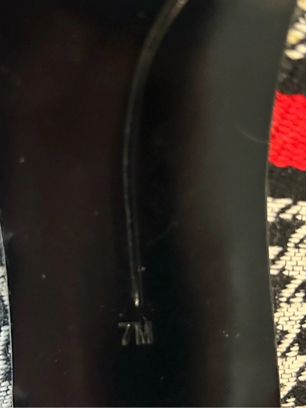 Women's Nine West Heels in Black, White & Red, Size 7M